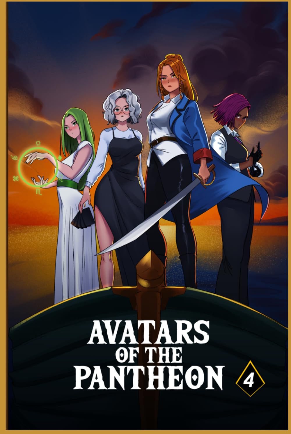 Avatars of the Pantheon Book 4: Four Girls Fight The Future