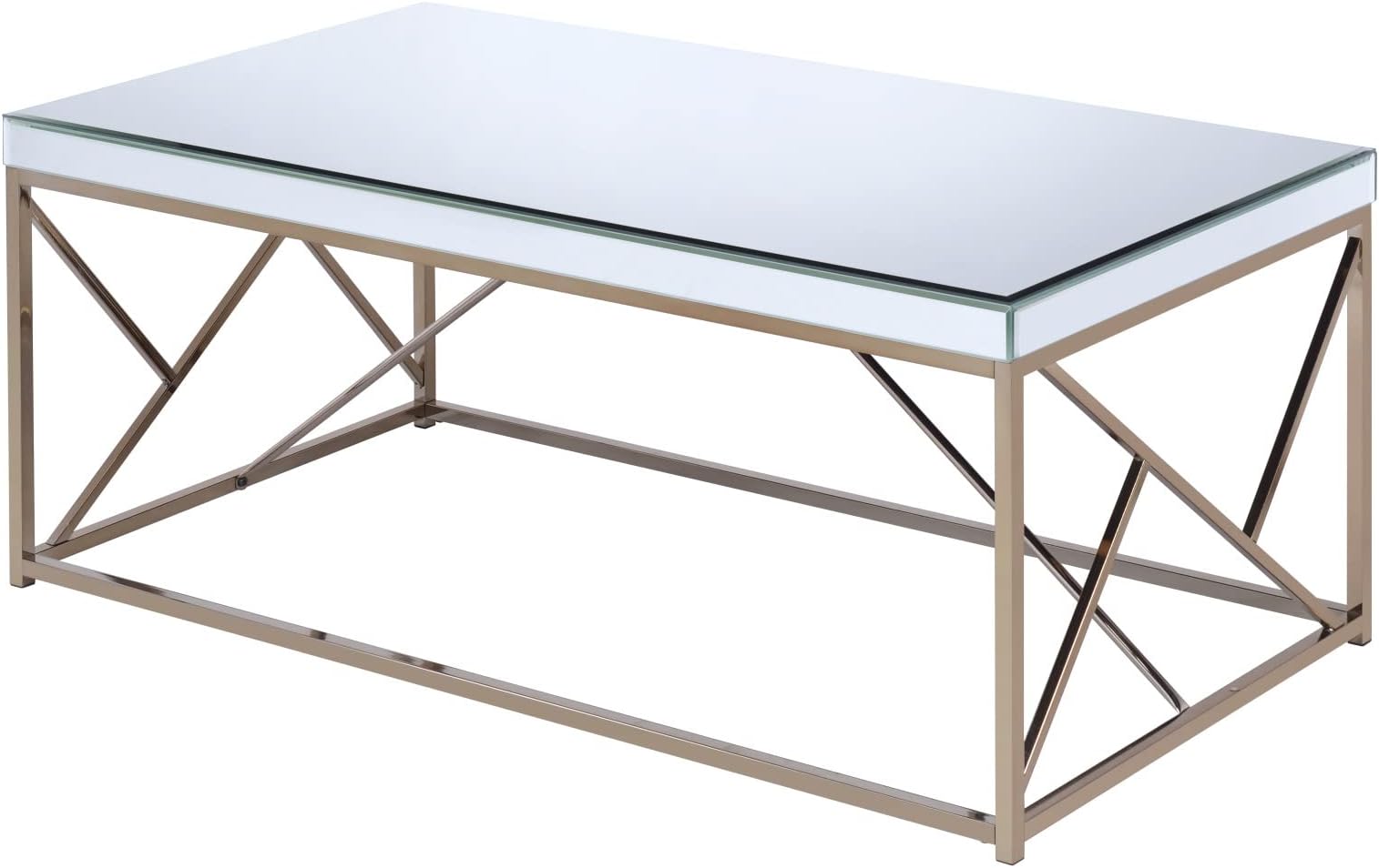 Amazon.com: Steve Silver Company Brown Cocktail Table, 48