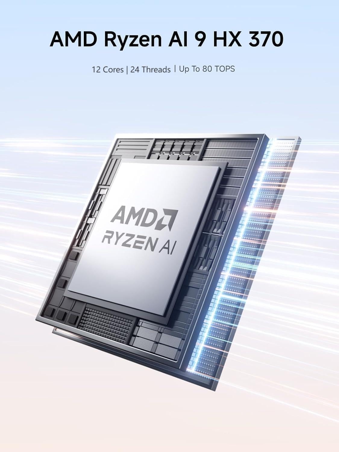 MINISFORUM AI X1 Pro Mini PC, processore AMD Ryzen AI 9 HX 370 a