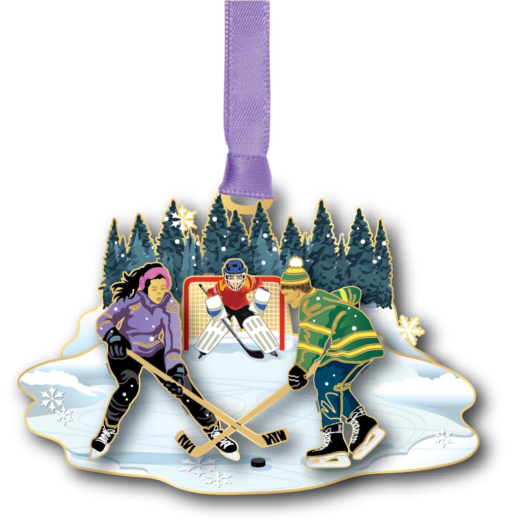 Décoration de hockey pour enfants pour personnaliser un sapin trop classique