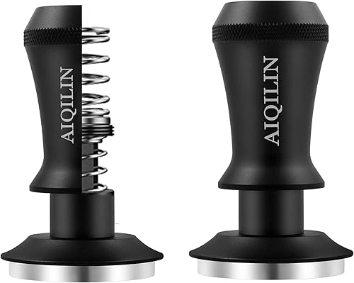 Miniatura 2 de Manipulador de café expreso, manipulador de café constante de 30 libras con doble resorte calibrado, acero inoxidable con doble resorte cargado de