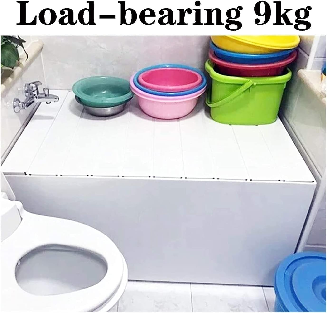 White Bath Overlay, Foldable Dustproof Plate, Bath Insulation Cover, PVC Bathtub Insulation Cover, Suitable For Most Standard Size Bathtubs, 115x65x0.7cm
