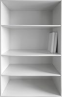 Vista 5 de B&B HARDWARE Estantes para gabinete, melamina de 1/2 pulgadas de grosor, espacio de organización personalizado con elegantes estantes de melamina