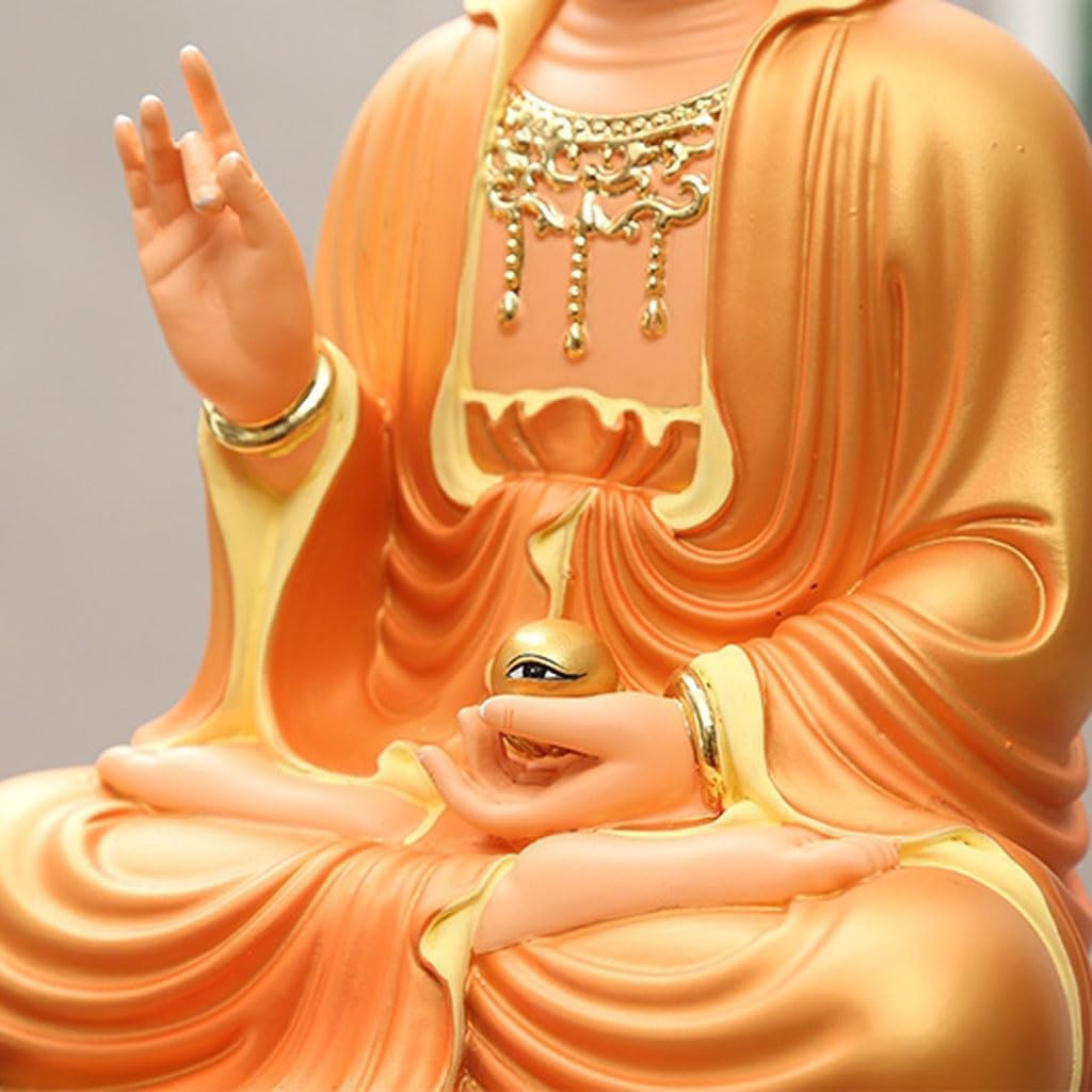 Posąg Buddy do wnętrz Dom Feng Shui żywica posąg Buddy Ozdoby Rzemiosło biurowe Salon Ozdoby wejściowe Medytująca Statua Buddy Figurka Rzeźba