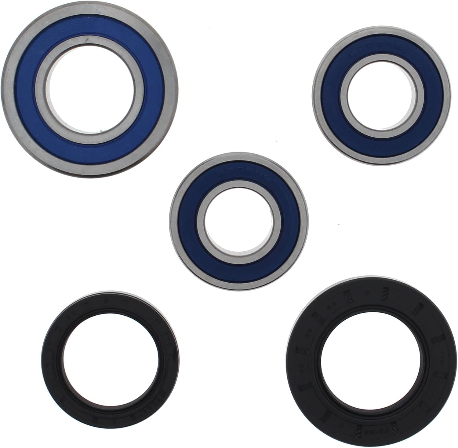 All Balls Racing 25-1749 Wheel Bearing Kit Compatible with/Replacement for Suzuki GSR 600 2006-2007, GSX-S 750 2016