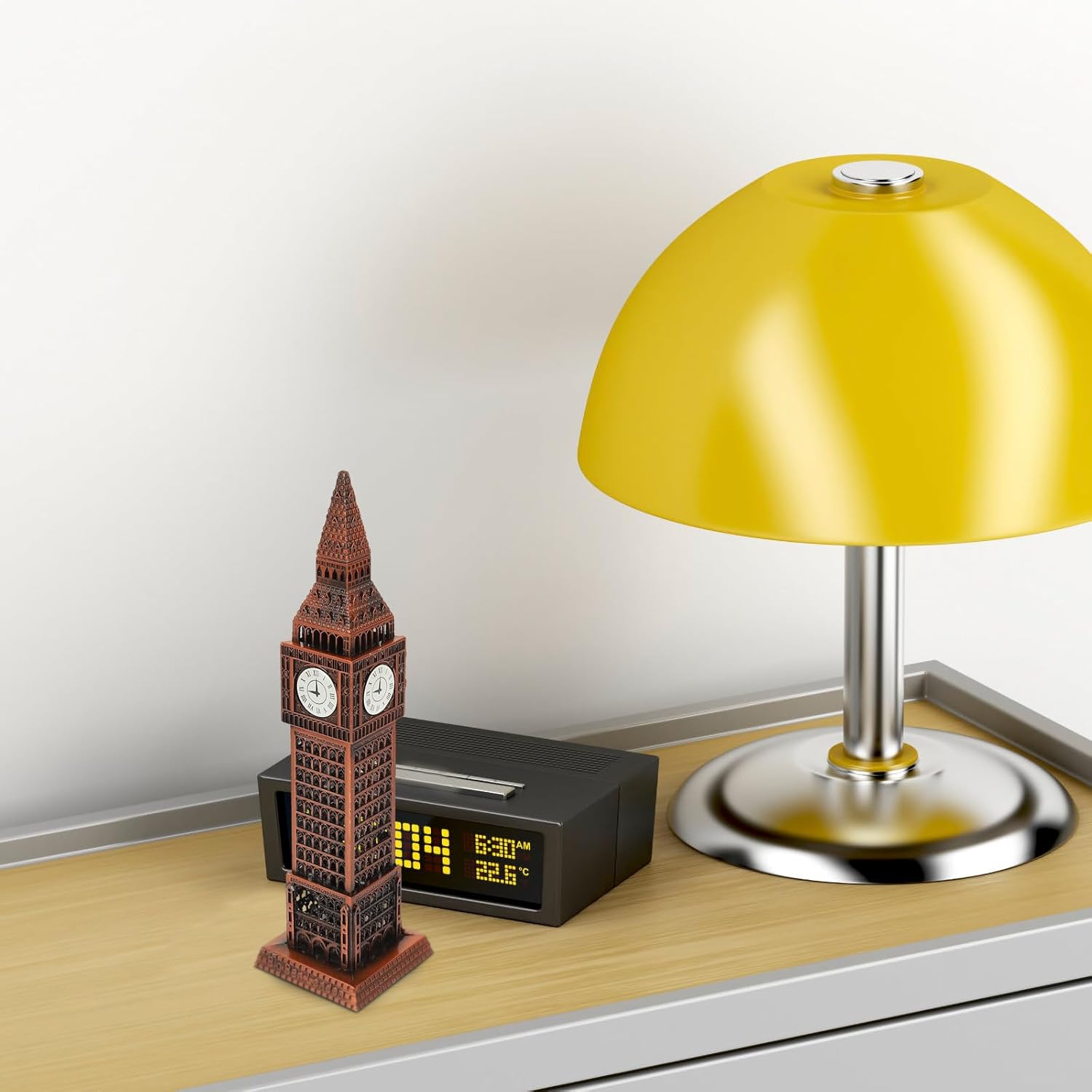 Veemoon Small Big Ben Figurine, Metal Big Ben Decor London Clock Tower Model Retro UK Landmarks Ornament Vintage UK Landmarks Decoration Collectible Travel Stuate for Office Home Decoration, 7" Heigh - Image 7