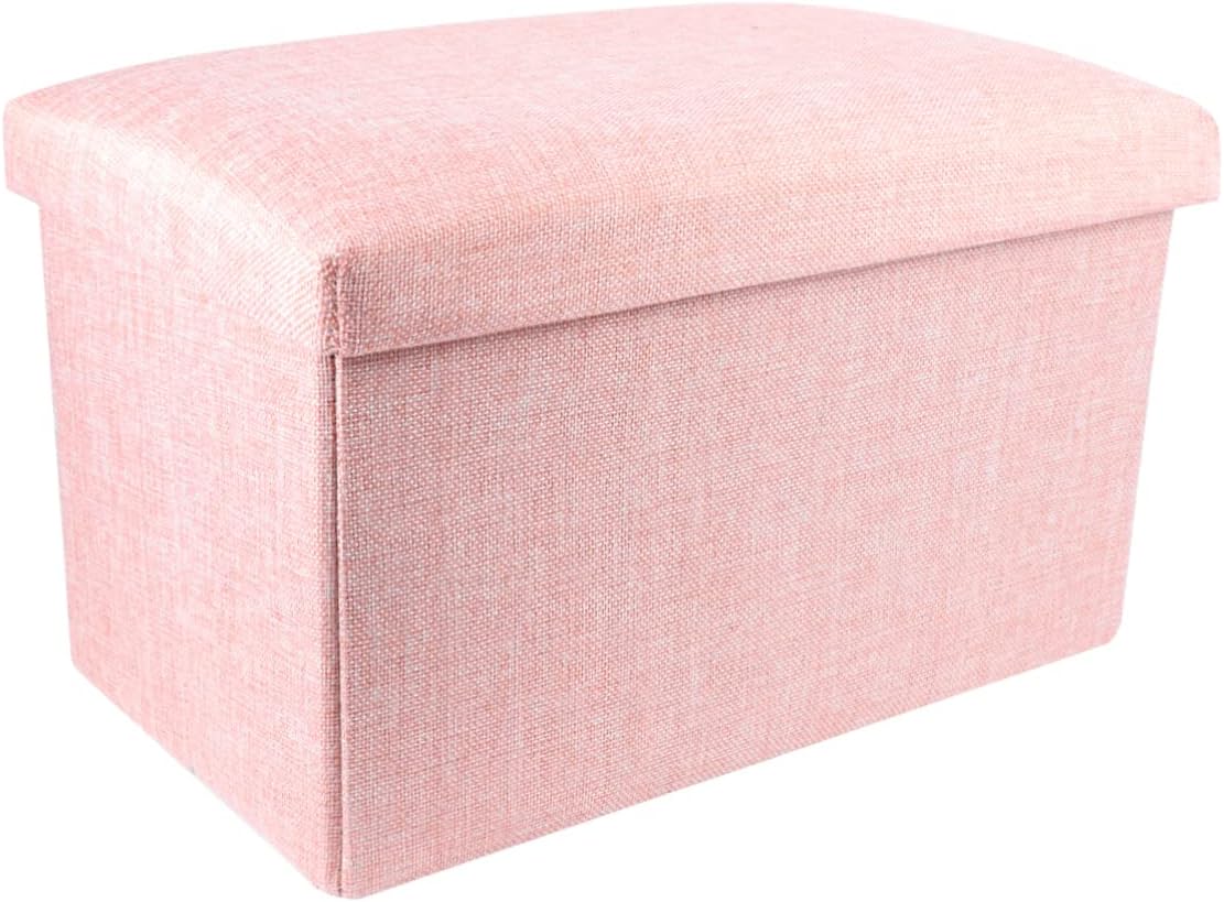 Levemolo Shoe Changing Stool Storage Box Bench Storage Living Room Foldable Space-Saving Toy Chest