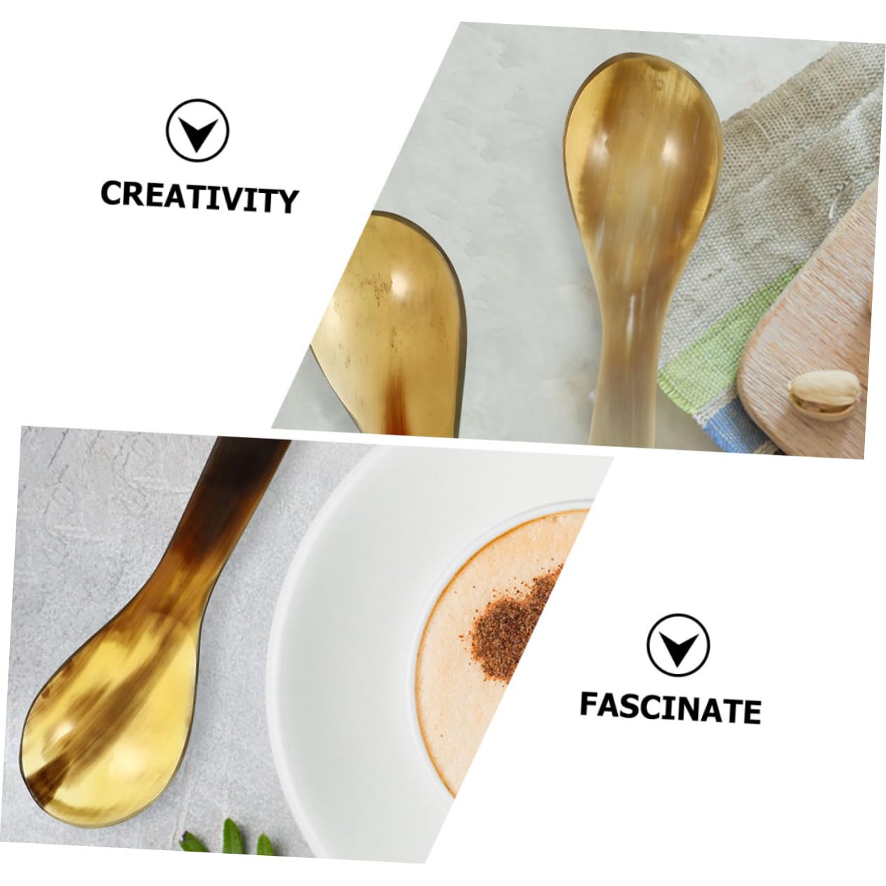 Lot De 5 Cuillères À Dessert Compactes Et Élégantes Pour Idéales Pour Servir Des Desserts 3 Pièces X 5 Pièces