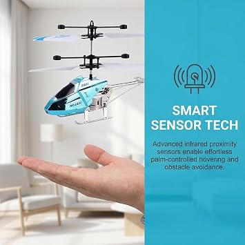 Remote Control Helicopter, RC Helicopters Toy Mini RC Helicopter Remote Control Flying Toy Controlled Aircraft Indoor Airplane Toys Mini Helicopters Models Gifts for Birthday-A