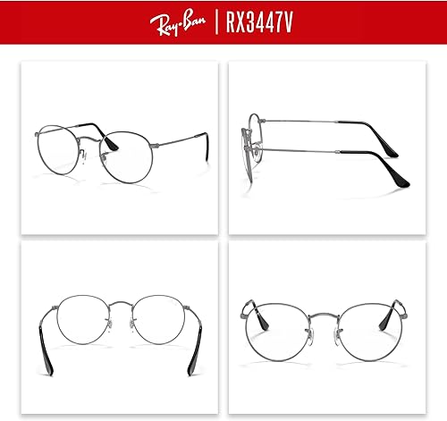 Miniatura 3 de Ray-Ban RX3447V - Gafas redondas para hombre y mujer + paquete con kit de gafas de diseñador iWear