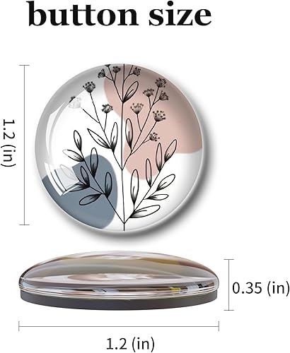 Miniatura 6 de 12 calcomanías de cristal para nevera, imanes de nevera, imanes fuertes para cocina, gabinete, lavavajillas, escuela y oficina, pizarra blanca (ramo