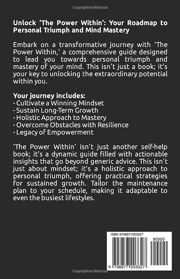 The Power Within: Your Guide to Personal Triumph and Mind Mastery - Image 2