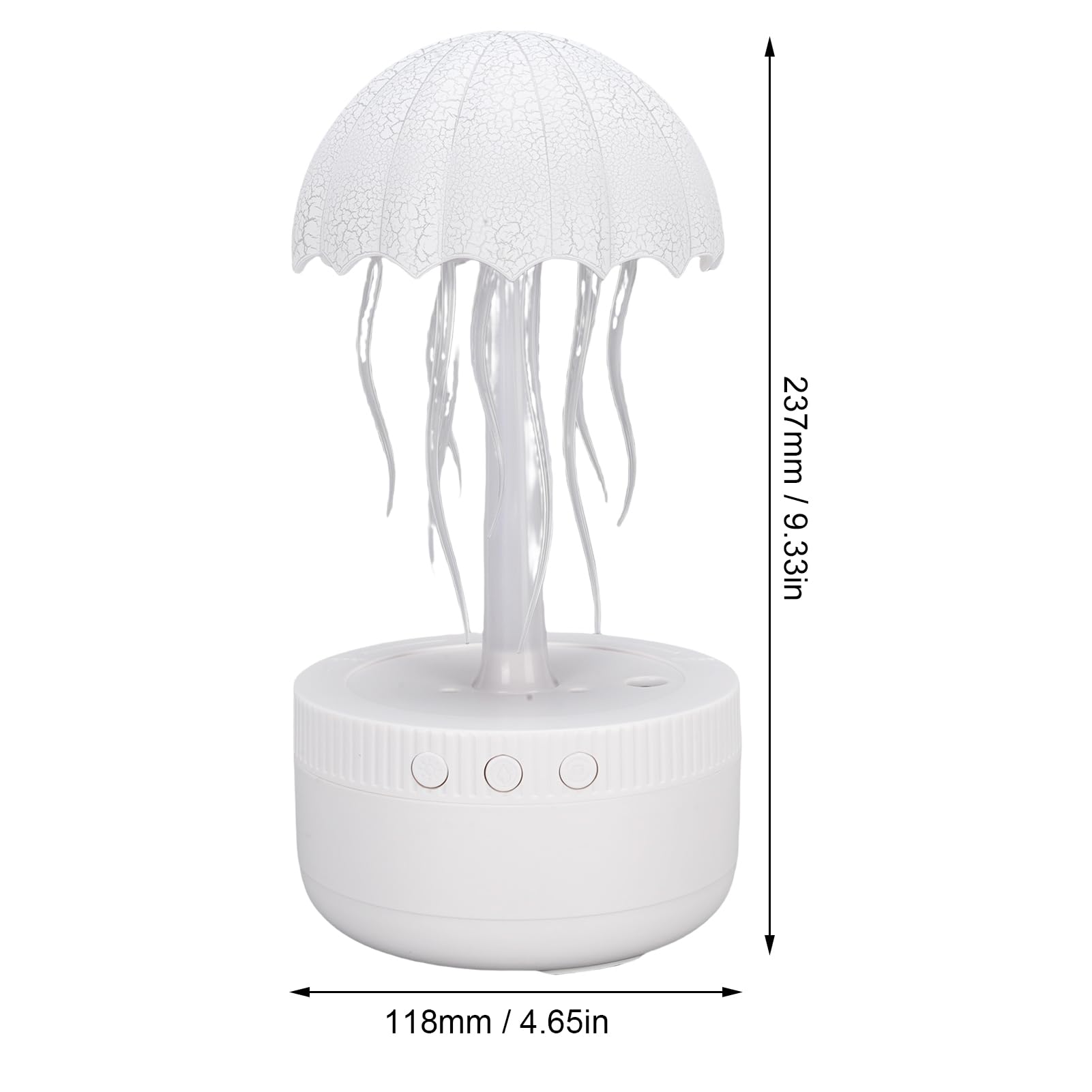 Generic Umidificatore per Diffusore di Oli Essenziali Multifunzionale di Grande capacità per Materiale ABS per la Camera da Letto di Casa (Stile 2)