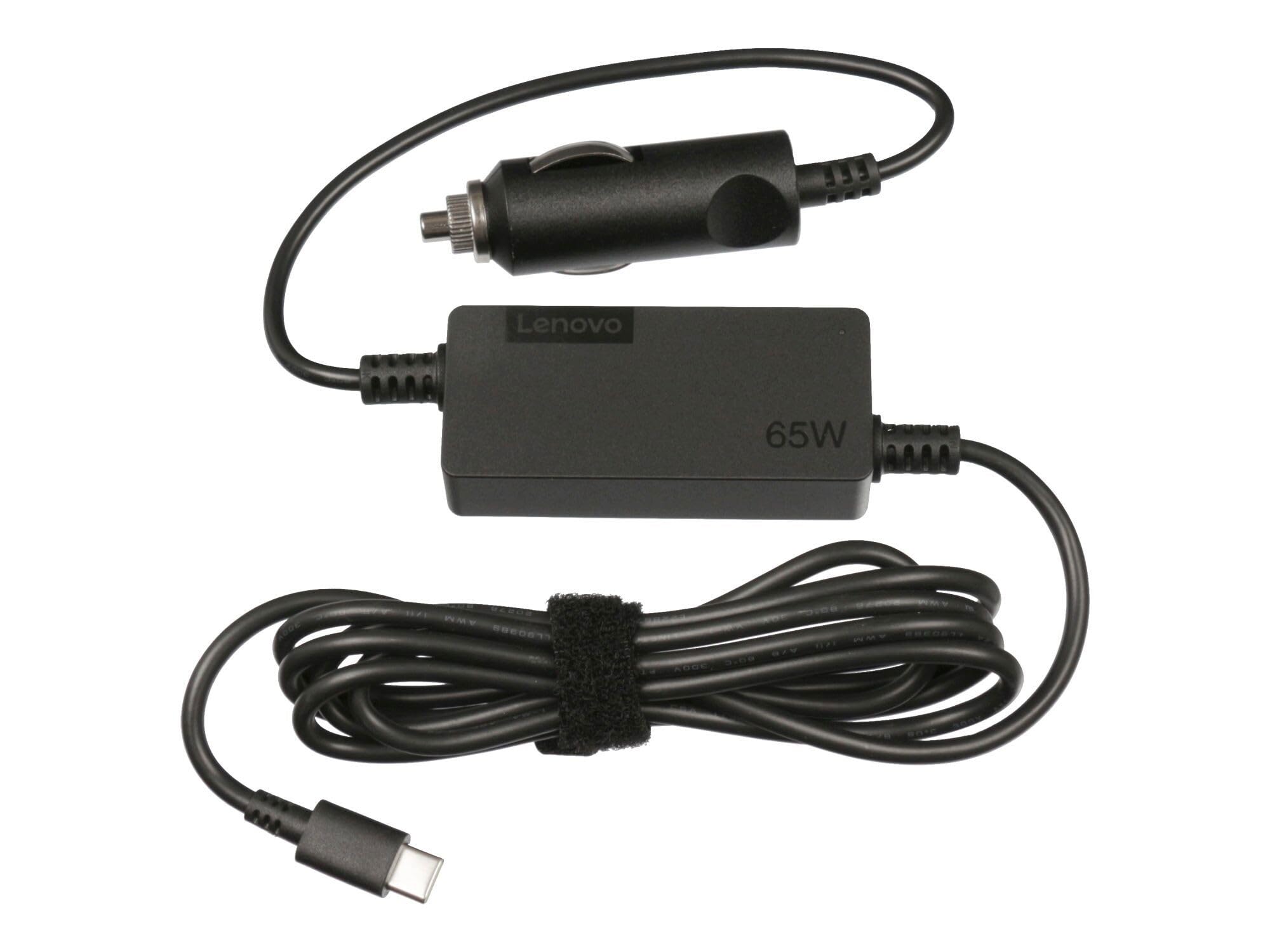 Lenovo Chargeur USB Automobile 65 Watts Original ThinkPad L490 (20Q5/20Q6)