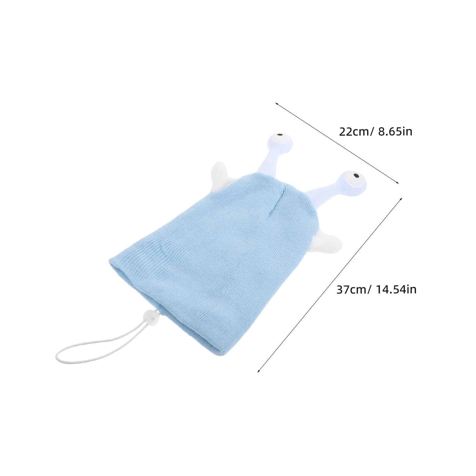 VICASKY 2 Pezzi Copricasco da Sci e Moto in Maglia con Tentacoli Cartone Animato, Set Elasticizzato, Protezione Invernale Antivento, Compatibile la Maggior Parte dei Caschi Sportivi