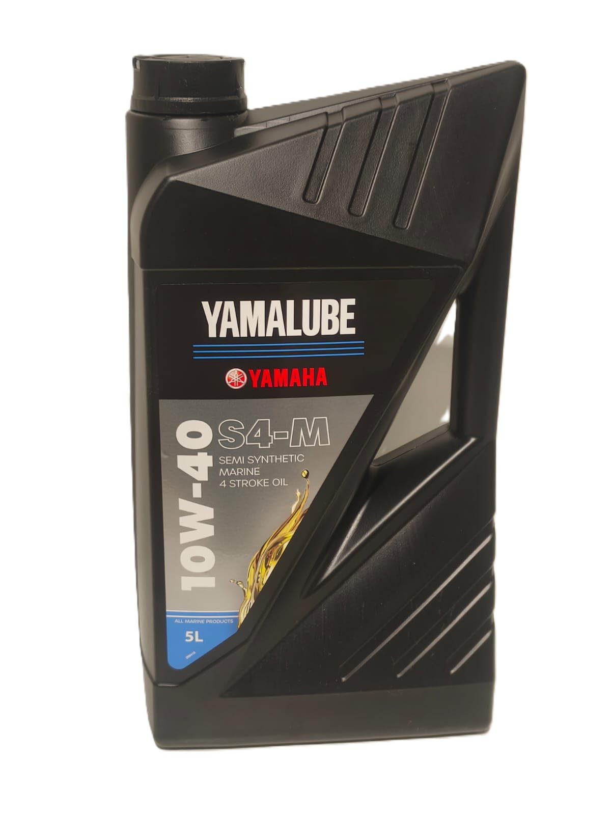 Yamalube 10W-40 S4-M, Aceite Semisintético Marino para Motor de 4 Tiempos, 5L