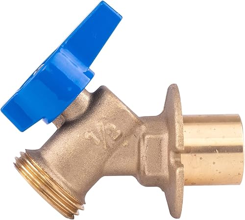 Miniatura 3 de Hausen 12 pulg. y 34 pulg. Latón 14 Giro Espiga x Sillcock, paquete de 5