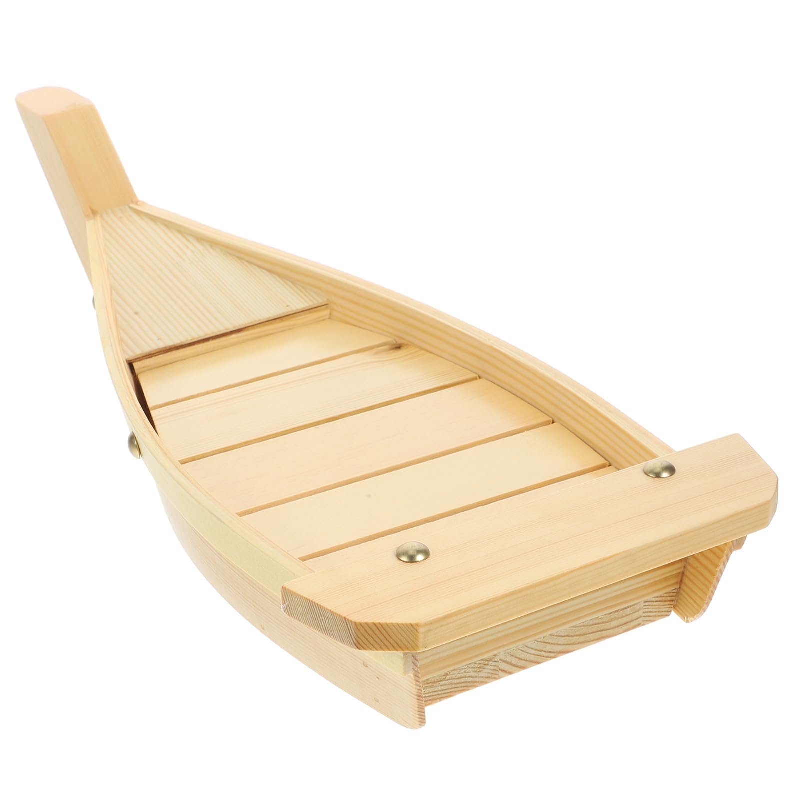 SUPVOX Plateau de Service Décoration Élégante en Bois de Bateau Assiette à Sushis pour Sushi Style Japonerie pour Restaurants et Maison