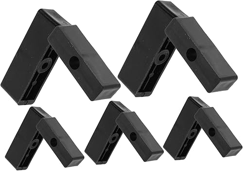 DOITOOL 10 Uds. Tope de ventana vertical para ventana, cerradura de puerta, cerraduras de seguridad, barra de seguridad para patio, barra de