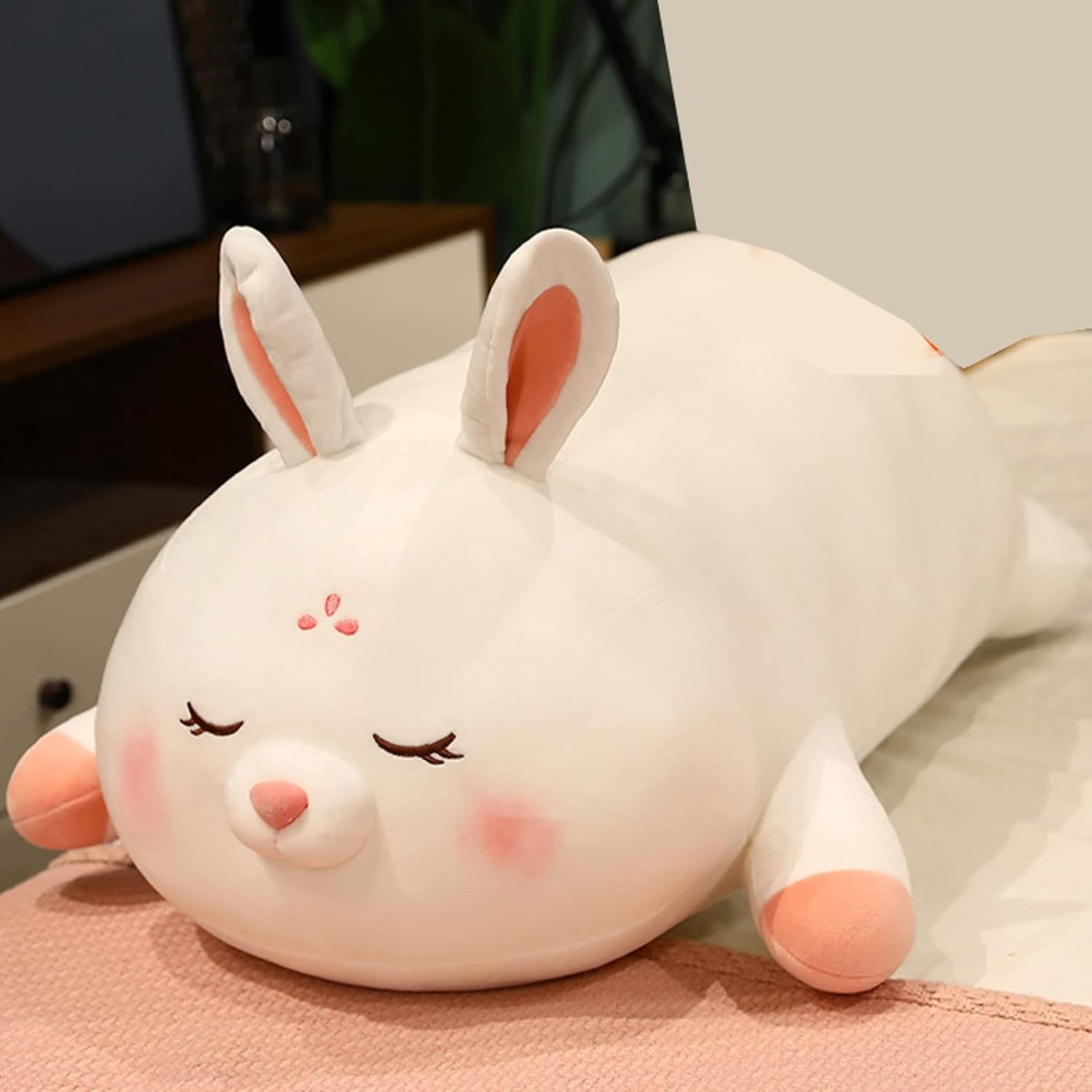 特大縫い包み ロングクッション 70cm 動物 可愛い 添い寝枕 円筒 カバー洗わえる ソファー ベッド用 インテリア 背当て抱き枕 色 快眠グッズ ふわふわ もこもこ 女の子 プレゼント ウサギ プレゼント 男女兼用 部屋飾り ペンギン 抱き枕 サイズ 90cm Www