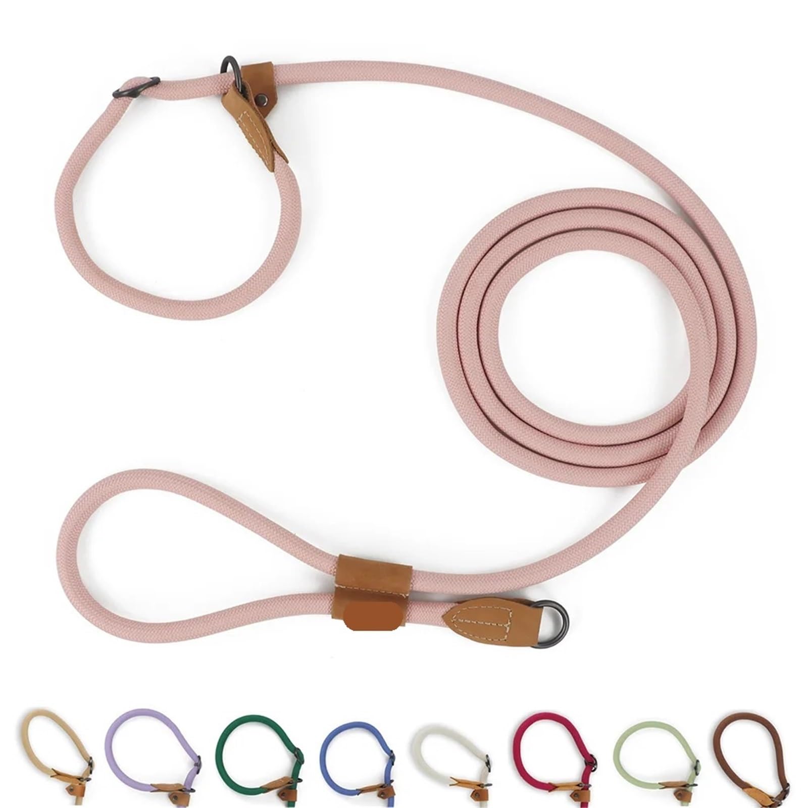 Laisse Main Libre Chien Laisse multifonctionnelle réglable en Forme de P for Chien, avec chaîne de Traction, for la Course et la Marche, Mains Libres(Blue,210CM)