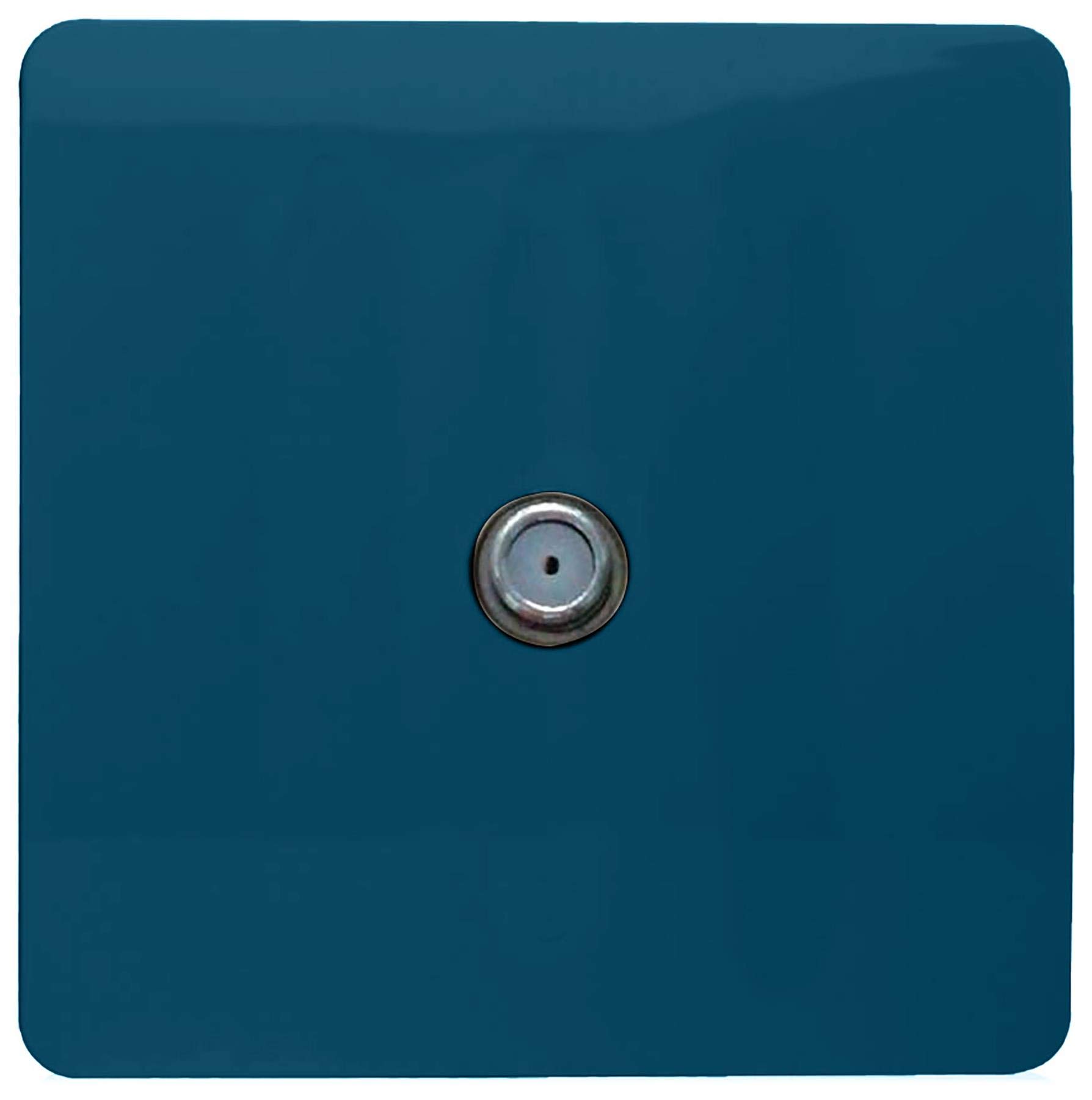 Trendi Switch - Male F-Type Satellite Socket - Blue - Size 1