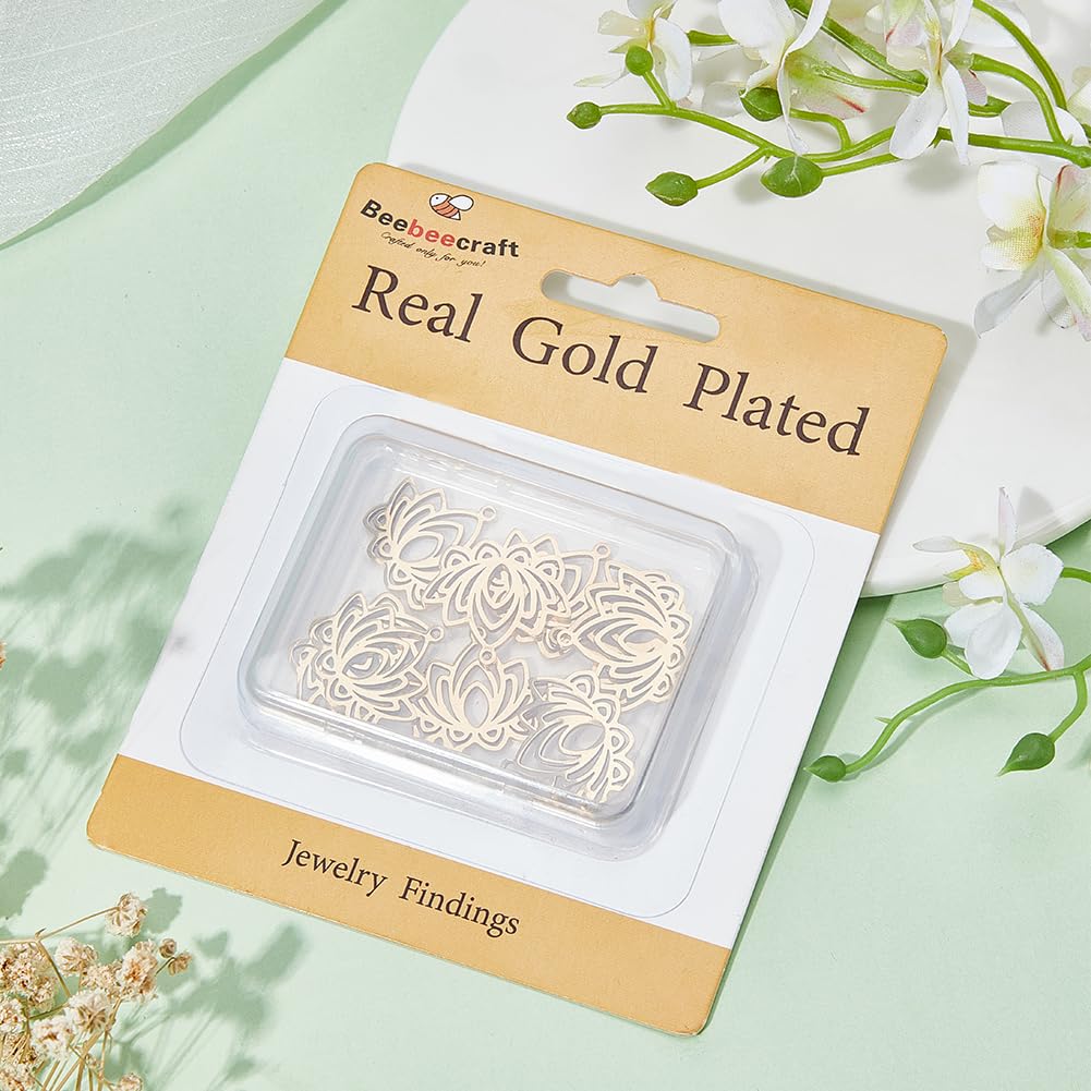 Beebeecraft 1 Doos 12 Stks North Star Charms Platina Plated Polaris Star Hangers Charms met Jump Ringen 10x17mm voor DIY Craft Armband Ketting Sieraden Maken