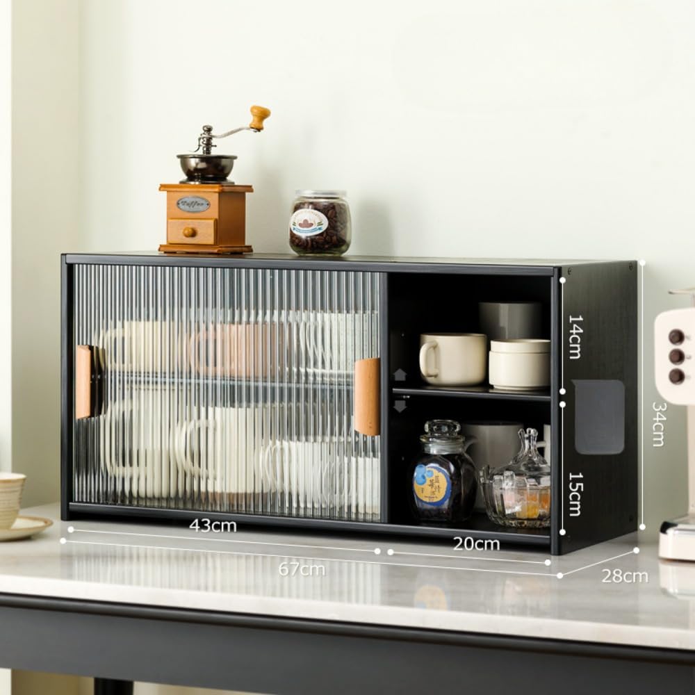 Amazon｜Giawkca 収納用品 壁に取り付けられたキッチンサイドボード