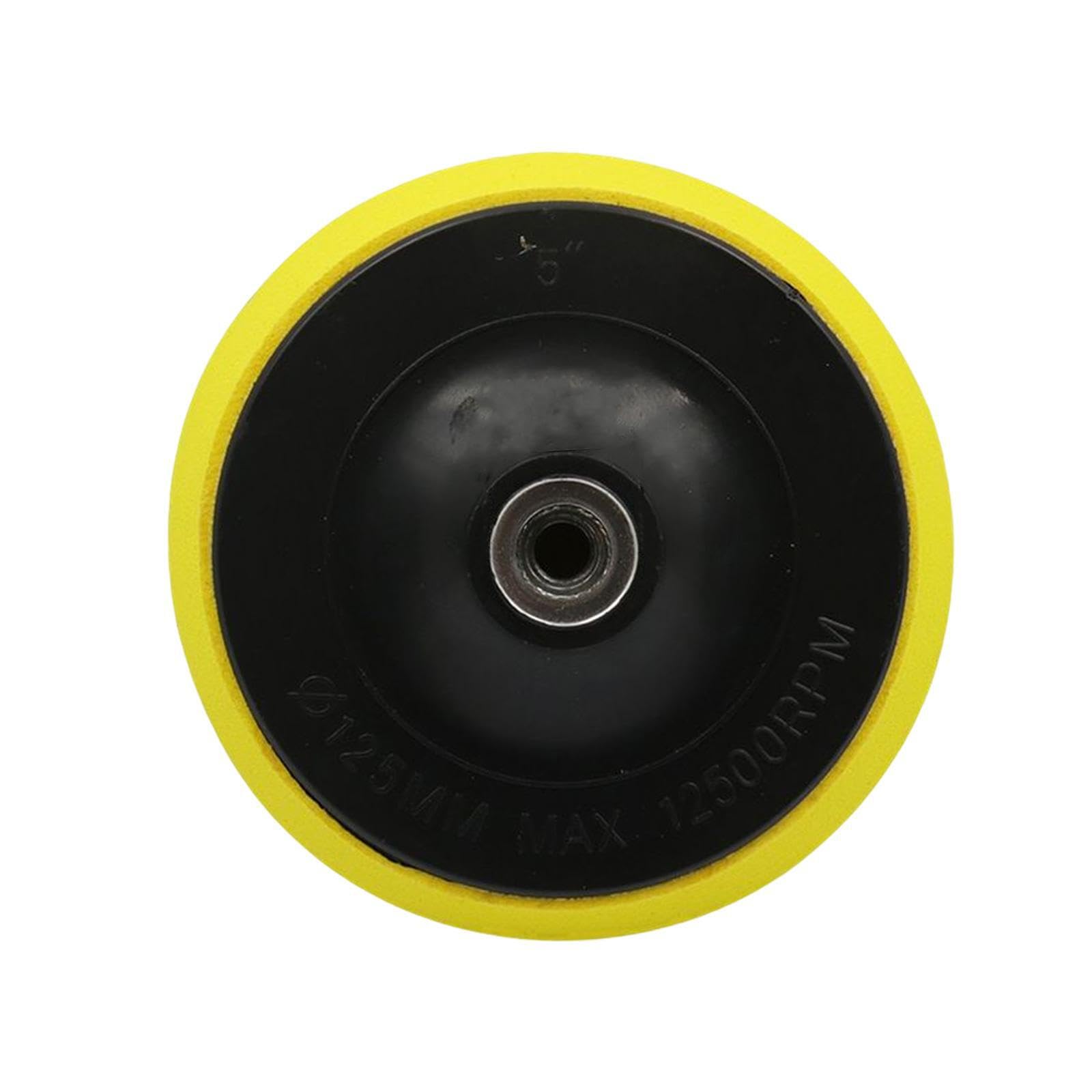 Yixannx Durable Sanding Flexible Backer Plate For Car Polishers Provides Results With Easy Setup For Efficient Working Experience Drill Sanding Attachment, 5 Inch 125Mm M14
