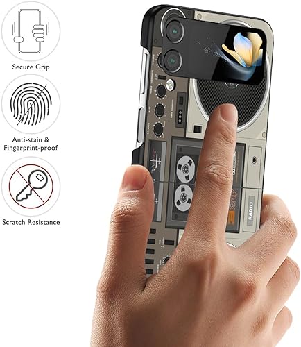 Miniatura 6 de Funda protectora para Samsung Galaxy Z Flip 4, Slim Fit Hard PC a prueba de golpes, plegable, elegante funda protectora para Samsung Galaxy Z Flip 4