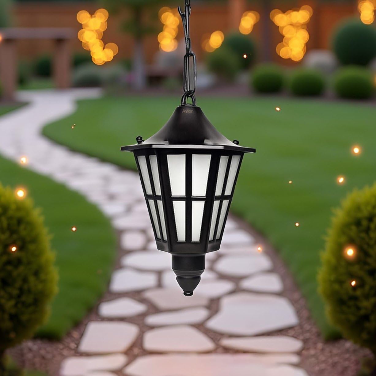 Outdoor Pole Hanging Light, Pendant Light for Pathway, Garden Hangings, Outdoor/Exterior Gate Light, Pole Light, Pillar Lamp, Garden Light (Pack of 1)-image-0