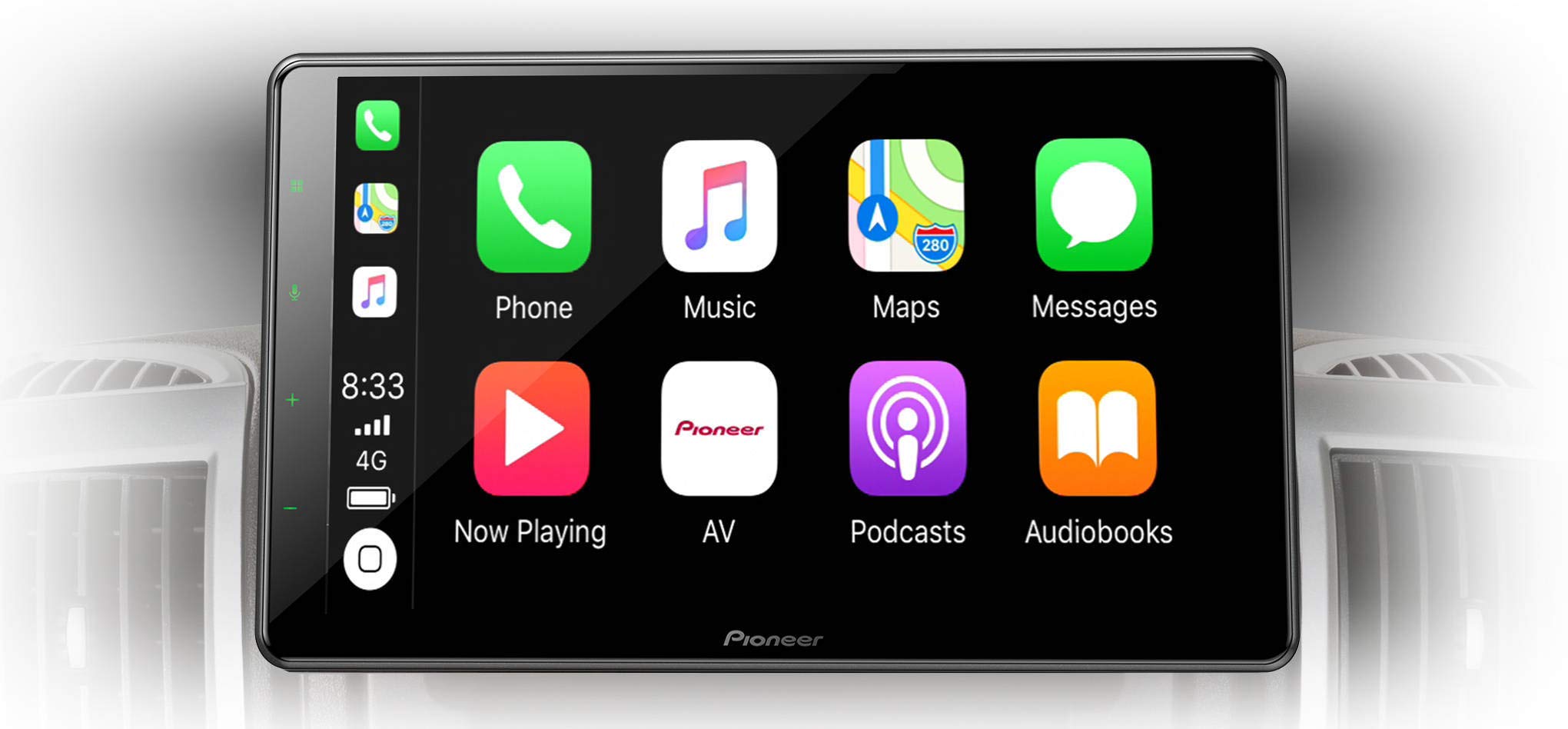 Pioneer SPH-EVO93DAB-DUC Mediacenter für FIAT Ducato X250 – X290, 9-Zoll Touchscreen, Wi-Fi, Alexa Sprachsteuerung, Apple CarPlay, Android Auto, DAB/DAB+ Digitalradio, Bluetooth, 13-Band-Equalizer