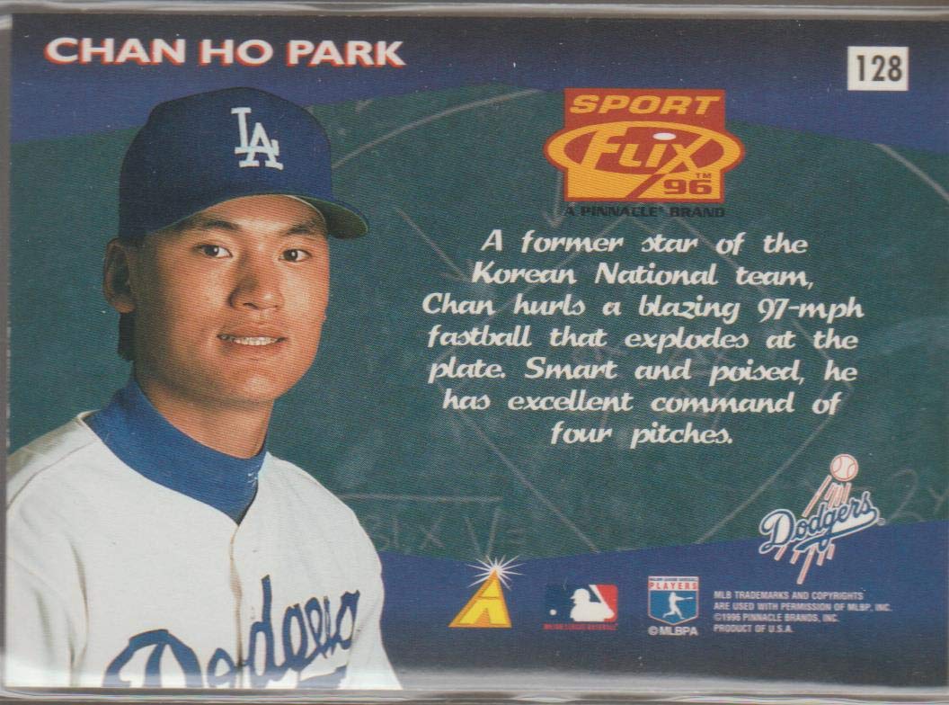 Amazon.com: 1996 Sport Flix Chan Ho Park Dodgers Rookie Baseball