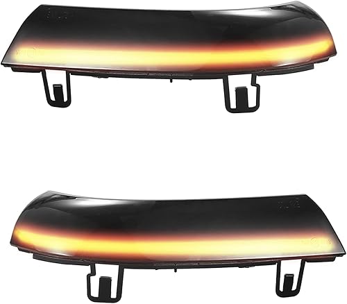 X AUTOHAUX Espejo lateral Indicador de señal de giro dinámico secuencial luz LED para VW Golf 5 GTI Jetta MK5 Passat B6 B5 Eos R32 conejo