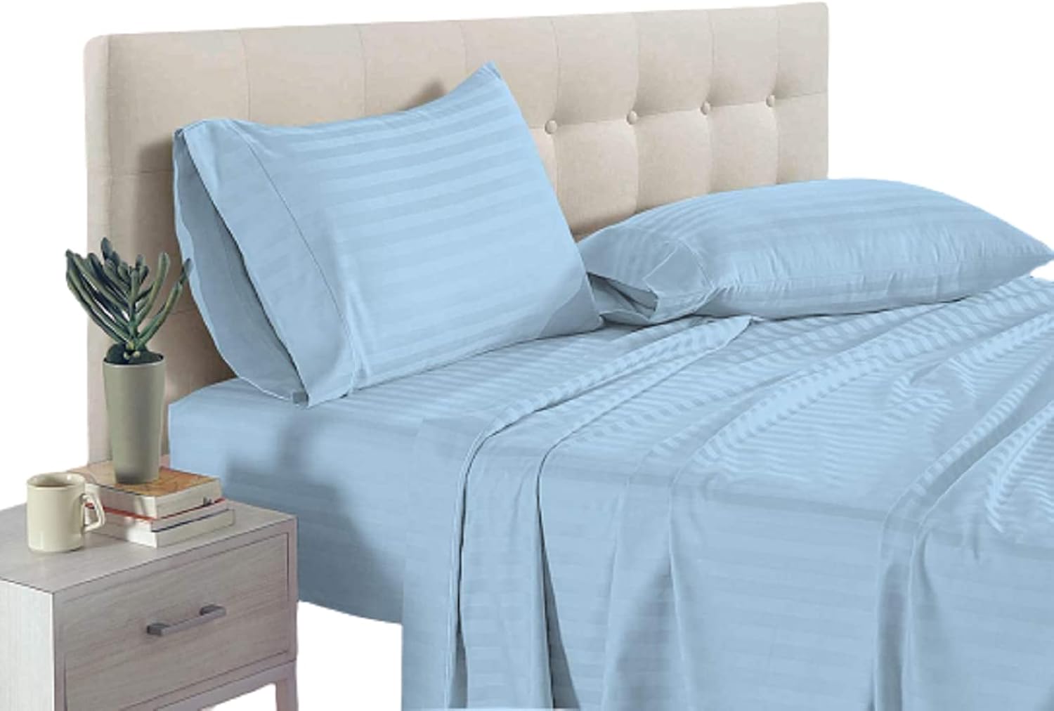 Split King Sheets Sets for Adjustable Bed, Twin XL Fitted