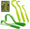 HouChanges 5Pcs Tick Remover Tool,Painlessly Tick for Dogs Cats and Humans Pets Green
