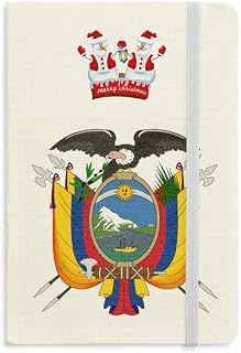 Caderno de boneco de neve com emblema nacional Quito Ecuador