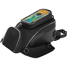 Motorcycle Tank Bag for Harley Davidson Pan America 1250/1250 Special 2020-2022, Waterproof with Detachable Touch Screen Phone Pocket, Large Capacity Gas Tank Bag Anti-Slip Riding Storage Bag