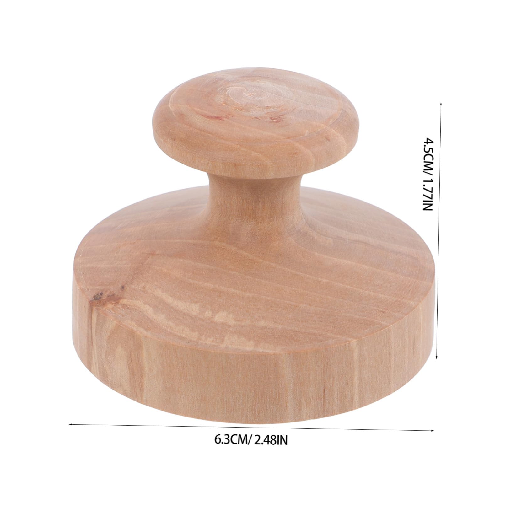 GRIRIW Flat Burger Press Meat Press Sturdy Corn Tortilla Maker Wood Construction Quick Effortless Cleaning