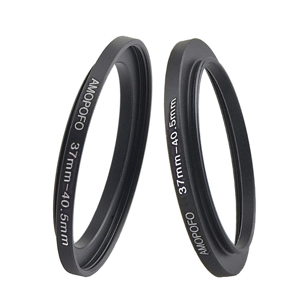 39.5mm To 40.5mm Step-Up Filter Ring Adapter - Black Aluminum For Canon, Nikon, Sony DSLR Lenses