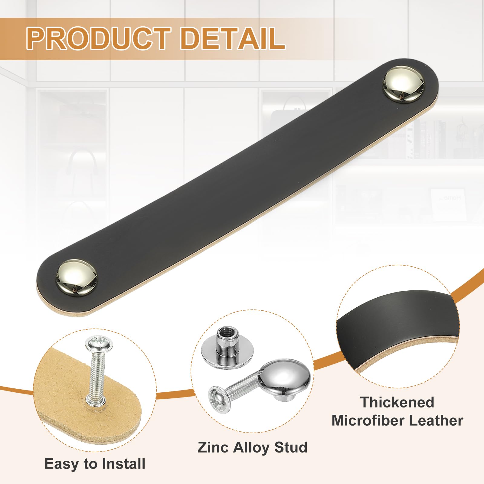 PATIKIL Leather Drawer Pull - Image 3