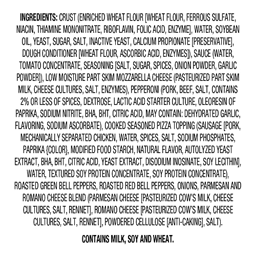 Amazon Fresh - Ultra Thin Crust Supreme, 17.9 Oz #TOP3