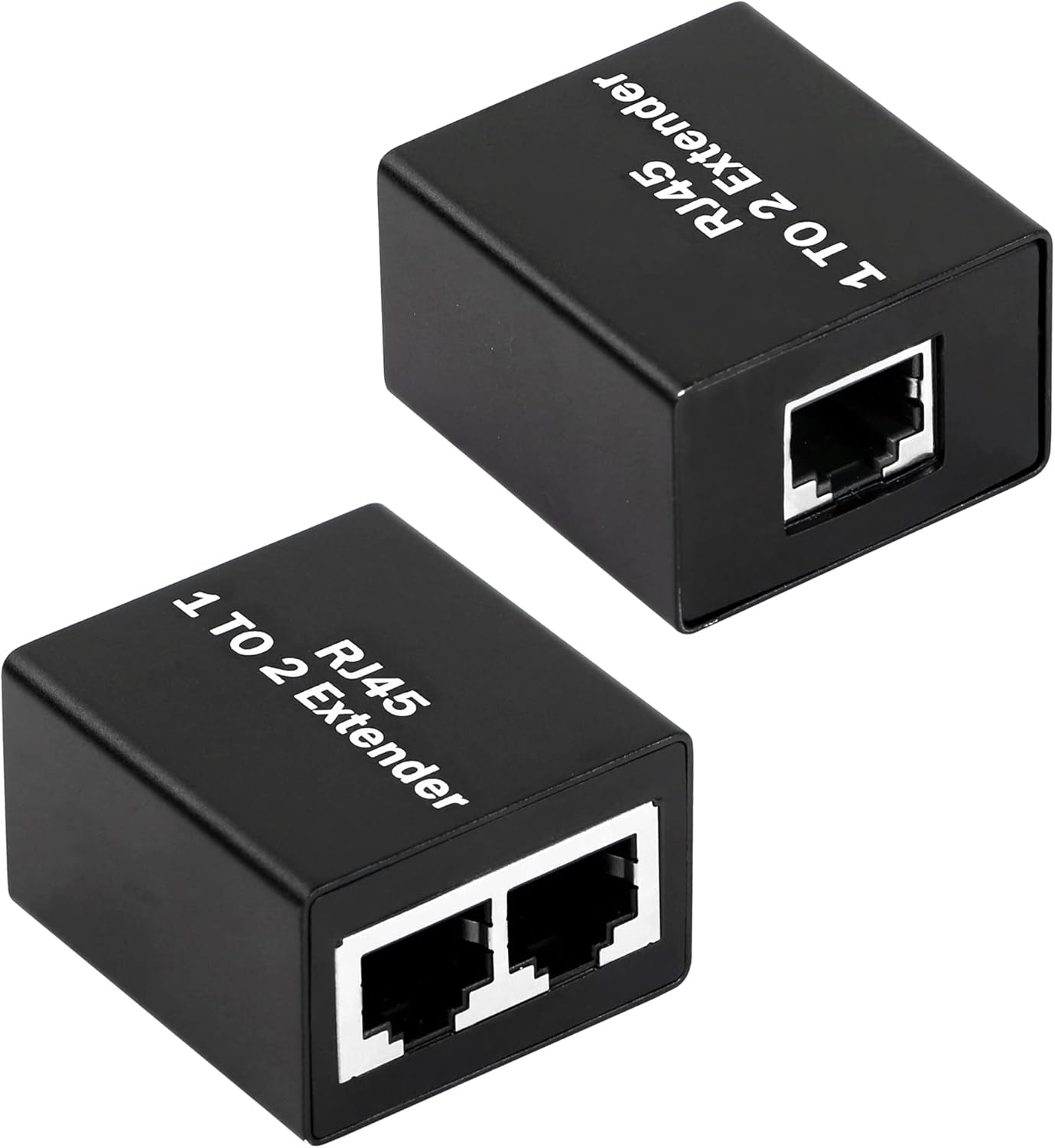 2 Pcs Adaptateur RJ45 Femelle à Femelle, Léger Et Petit, Transmission Stable, Pratique