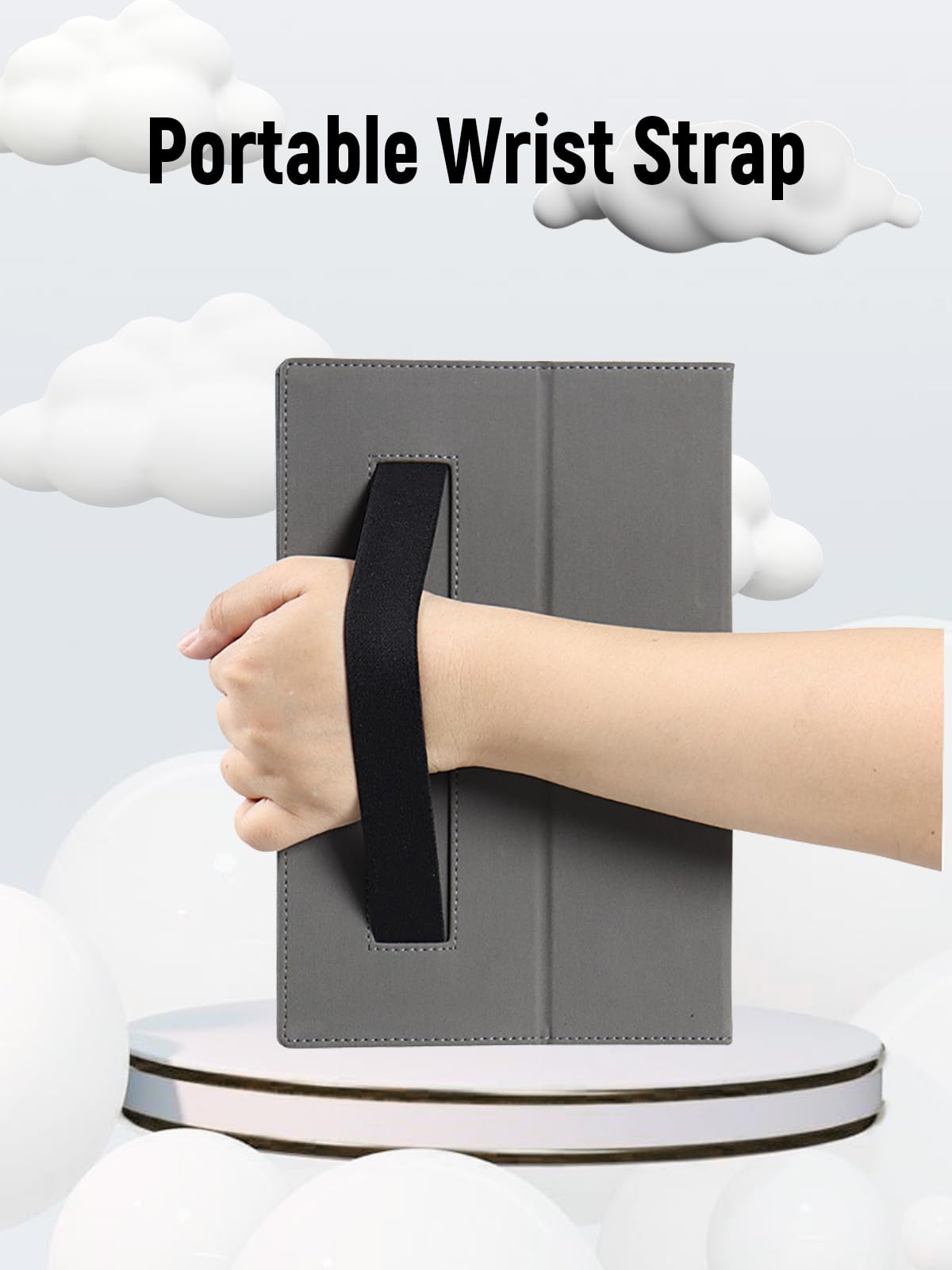 希少✤ DOUBLE SIDED TISSUE CASE COLOR: GRAY Capa para tablet Android TCL NXTPAPER 11 geração 2 de 28 cm, capa