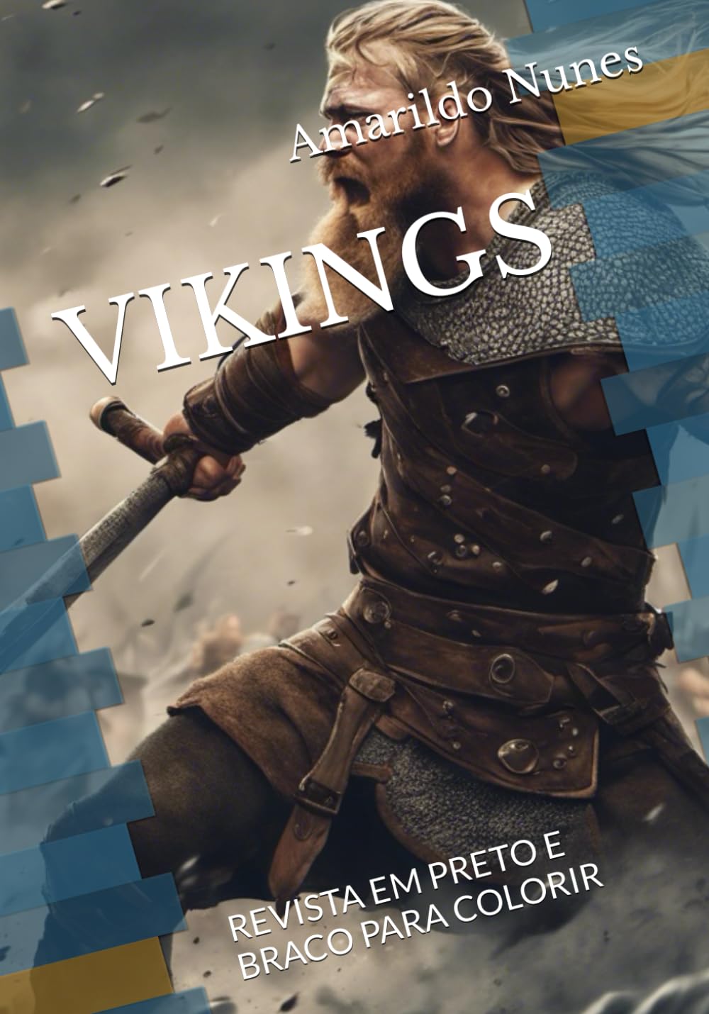 VIKINGS: REVISTA EM PRETO E BRACO PARA COLORIR