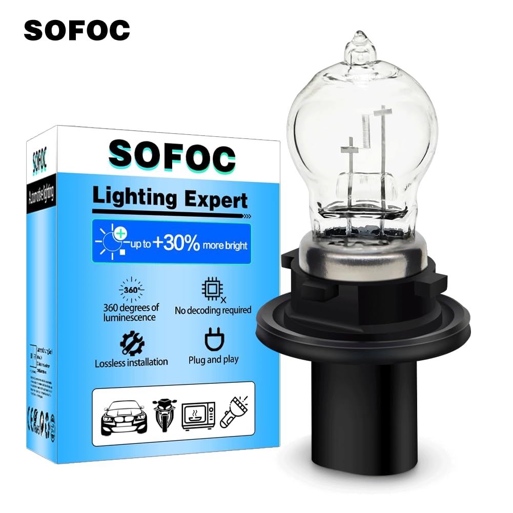 SOFOC-HPC19W Daytime Running Light Fog Lights Cornering Light Position/Parking Light 12V 19W Warm White 800lm High Performance 2Pcs