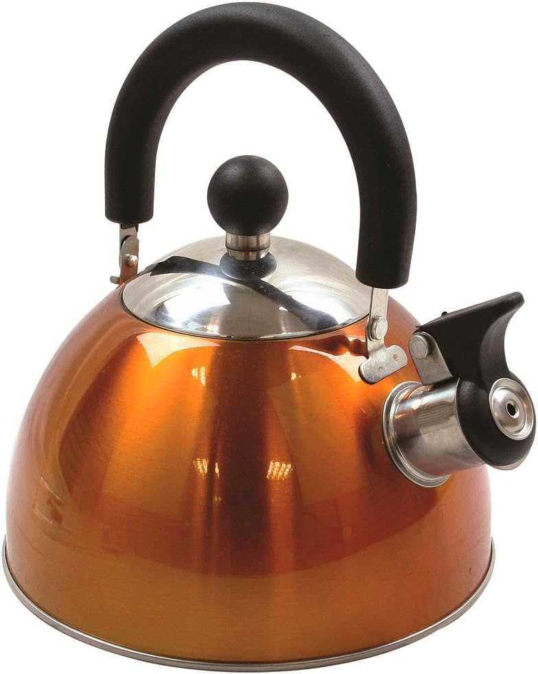 Highlander Deluxe Steel Whistling Kettle