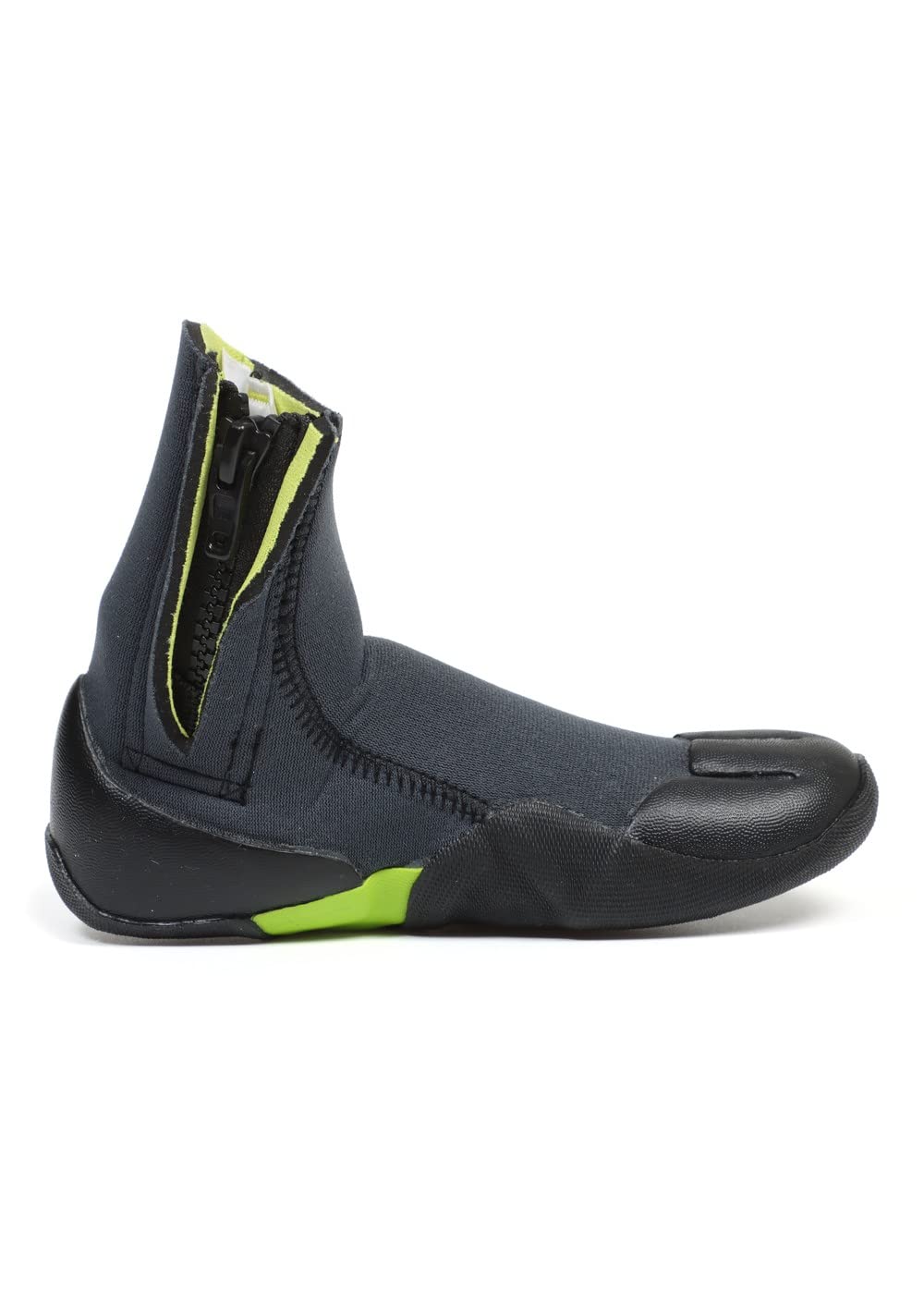 C-Skins 2023 Junior Legend 3.5mm GBS Zipped Round Toe Wetsuit Boot Boots - Graphite Flash Green Black - Unisex - Image 4