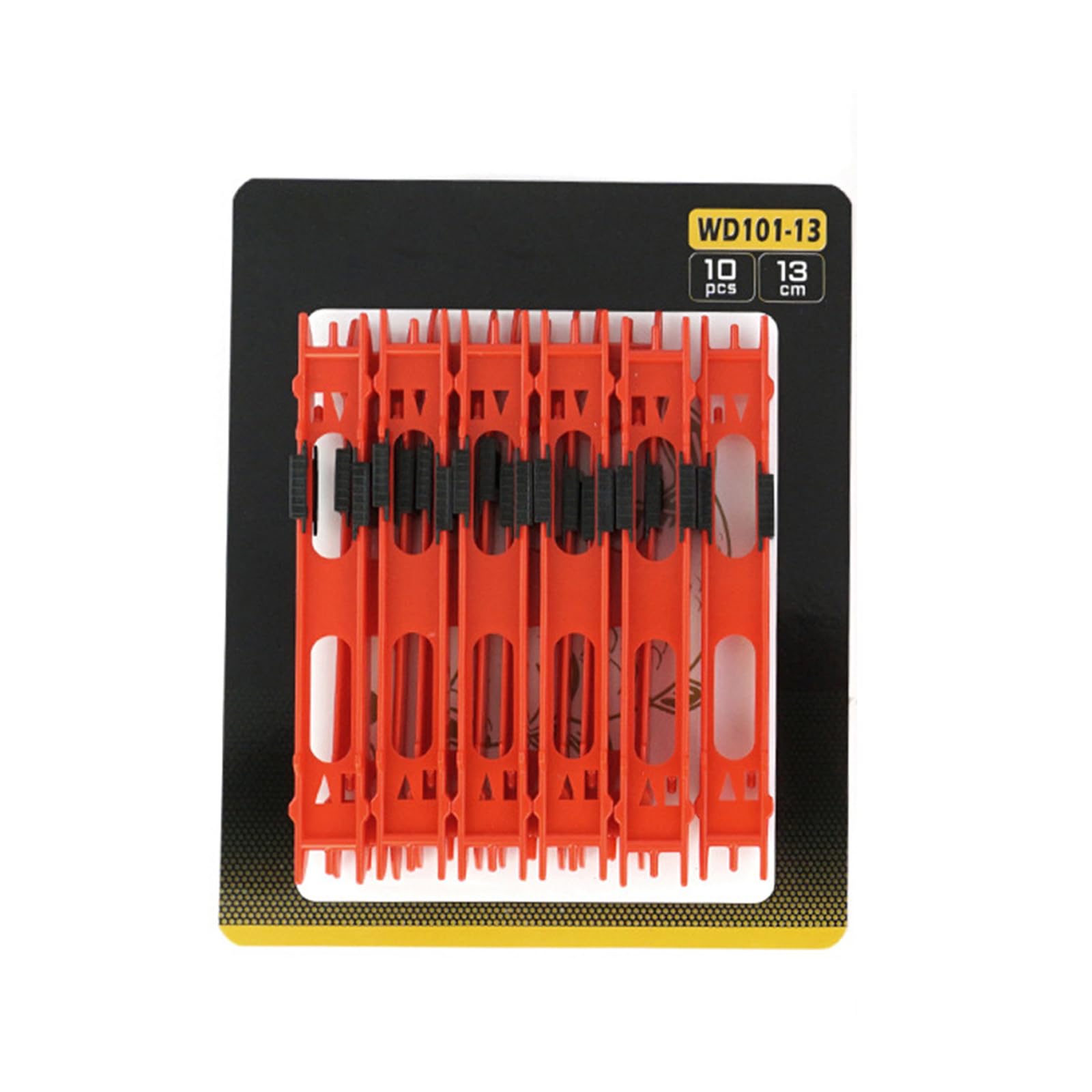 Haiki 10Pcs Fishing Line Winding Board Line Rigs Winder Winding Board Line Holder Management Tool Fishing Tackle