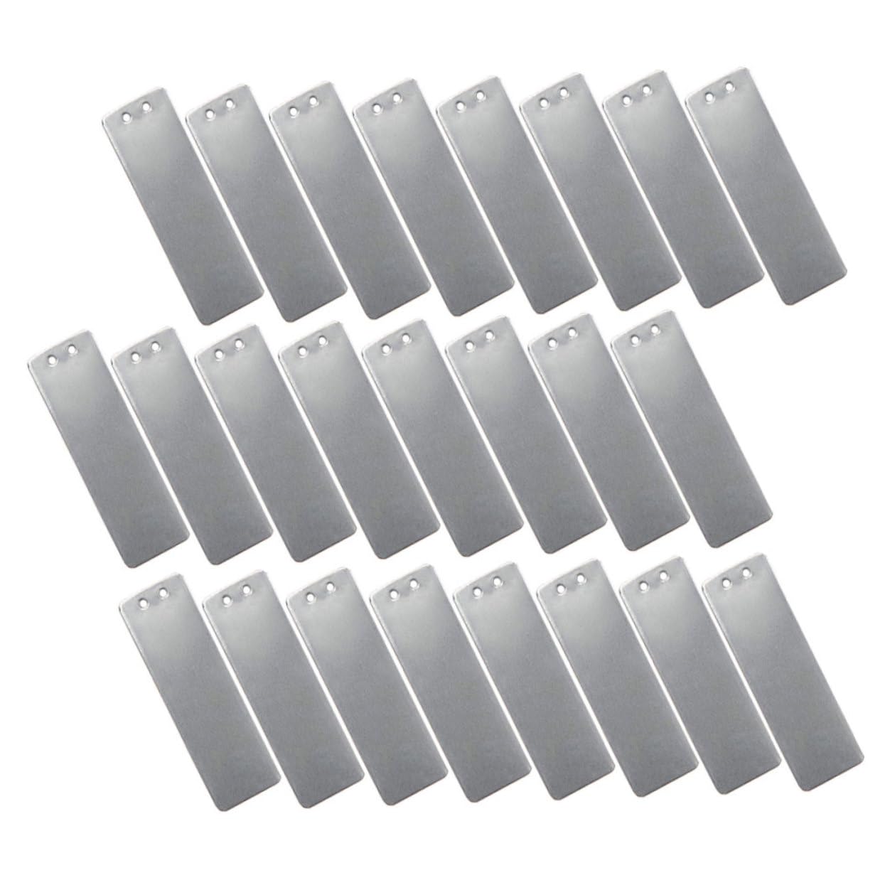 POPETPOP 100ensembles Étiquette Métallique Pour Plantes Décorations De Jardin Marqueurs Pour Plantes De Jardin Étiquette Identification Pour Pour Hautes Marqueurs Pour Pépinière
